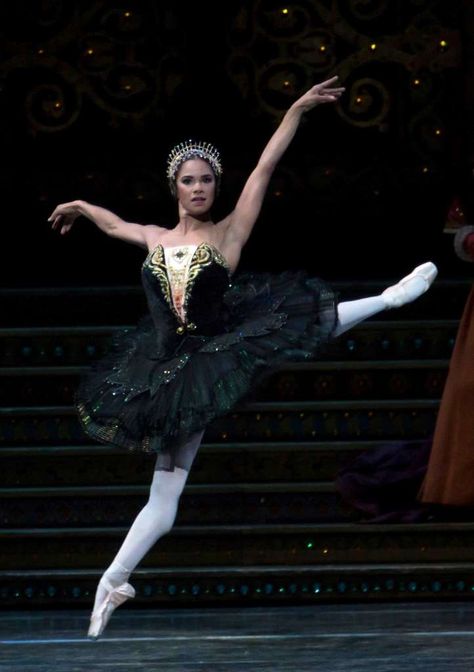 Misty Copeland performs in â€œSwan Lakeâ€ at Lincoln Center in New York, June 24, 2015. Copeland, whose openness about race in ballet helped to make her one of the most famous ballerinas in the U.S., was promoted on Tuesday by American Ballet Theater, becoming the first African-American female principal dancer in the companyâ€™s 75-year history. Photo: JULIETA CERVANTES, New York Times / NYTNS Famous Ballet Dancers, Famous Ballerinas, Black Dancers, Ballet Images, Ballet Pictures, American Female, American Ballet Theatre, Black Ballerina, Dance World