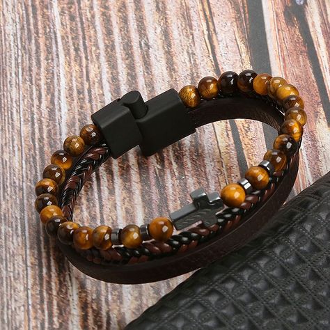 Mens leather accessories