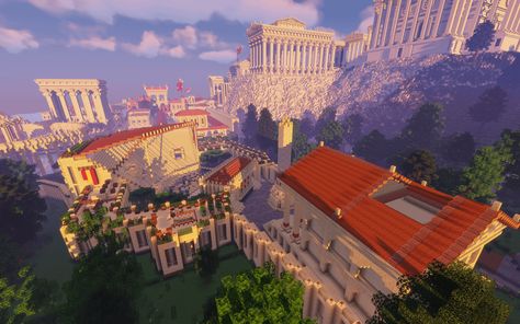 https://www.reddit.com/r/Minecraft/comments/o7n2qn/amphitheater_update_2_completed/?utm_source=share&utm_medium=web2x&context=3 Greek Amphitheater, Minecraft