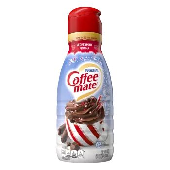 Peppermint Mocha Coffee Creamer, Peppermint Coffee Creamer, Peppermint Mocha Coffee, Sugar Free Coffee Creamer, Peppermint Mocha Creamer, Mocha Creamer, Peppermint Coffee, Nestle Coffee Mate, Nestle Coffee