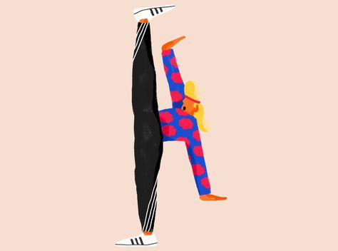 Beautiful Dancers on Behance Dancing Reference, Street Dancers, Dance Illustration, Vector Illustration People, Running Illustration, Character Dance, Dance World, Food Poster Design, Shirt Print Design