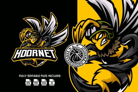 Hornet Logo Design, Bee Logo Design, Dish Room, Logo Bee, Sports Mascot, Bee Logo, Logo Design Art, Mascot Logo, Football Logo