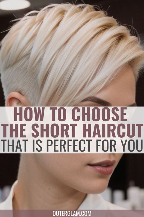 Whether you're contemplating a bold hair change or seeking the perfect short haircut, this article is for you. If you want to discover how to choose the ideal short hairstyle that complements your unique style and features, this is the information you need. Explore expert tips and insights to find the perfect short haircut that suits you best. Short Full Haircuts, Types Of Pixie Haircut, Undercut Short Hairstyles Women, Short Haircut No Bangs, Super Short Womens Haircuts, Haircut For Short Neck, Straight Pixie Haircut, Pixie Cut Thick Hair, Female Short Haircut