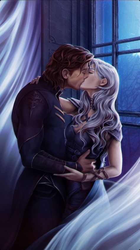 Sera And Nyktos, Ashes Series, Rare Features, Fantasy Love, Fantasy Couples, Sarah J Maas Books, Romance Art, High Fantasy, Arte Fantasy