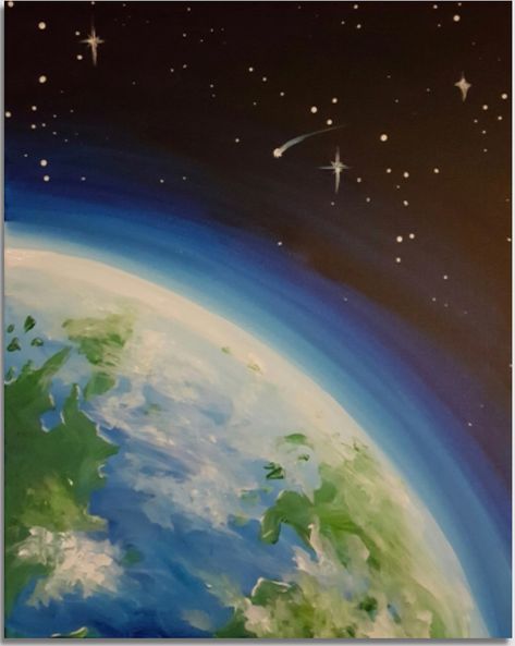 21 July, Paint Nite, Early Bird, Planet Earth, Sacramento, The Earth, Paint, Stars