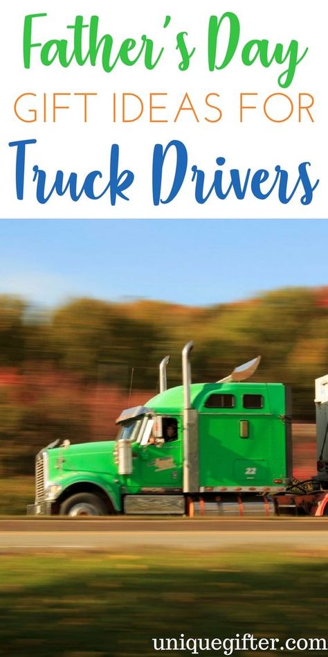 Father's Day Gift Ideas for Truck Drivers | Trucker Gifts | What to buy a trucker | Christmas presents for Dad | Daddy gifts | Creative presents for truck drivers Truck Driver Gifts Basket, Gifts For Truck Drivers, Pinterest Christmas Gifts, Kids Fathers Day Crafts, Christmas Gift Exchange Games, Christmas Presents For Men, Christmas Presents For Dad, Truck Life, Truck Driver Gifts