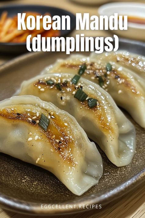 If you’re craving a delicious and comforting meal, Korean Mandu (dumplings) is an excellent choice. #korean dumplings mandu #mandu (korean dumplings) #korean dumplings mandu dough #mandu recipe korean dumplings #mandu dumplings korean food #mandu dumplings #mandu dumplings recipe #mandu chicken dumplings #steamed mandu dumplings #mandu dumplings sauce Mandu Recipe Korean, Korean Mandu, Mandu Recipe, Mandu Korean, Dumplings Steamed, Korean Dumplings, Egg Recipes For Dinner, Recipe Korean, Egg Lunch