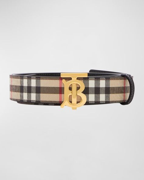 Twitter Famous, Burberry Aesthetic, Burberry Clothes, Burberry Fashion, Womens Designer Belts, Thomas Burberry, Canvas Belt, Luxury Belts, Burberry Accessories