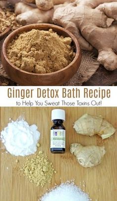 If you are looking for a ginger detox bath recipe, this one has many health benefits. Learn how to make a ginger bath with only a few basic ingredients. #detox #ginger #healthyliving #diyproject via @DianeHoffmaster Diy Hygiene, Detox Bath Recipe, Detox Baths, Health Tricks, Ginger Detox, Bath Benefits, Ginger Bath, Bath Detox, Natural Mom