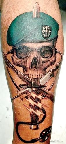 Special Forces Medic Military Tattoo, Nurse Tattoo, Tribute Tattoos, Army Tattoos, Military Tattoos, Tattoos Skull, Tattoo Desings, Green Beret, Inked Magazine