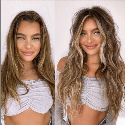 Toning: How To Formulate For Blonde Hair - Behindthechair.com Rambut Brunette, Beige Hair, Bronde Hair, Hair Color Caramel, Luxy Hair, Hair Diy, Redken Shades Eq, Balayage Blonde, Brown Hair With Blonde Highlights