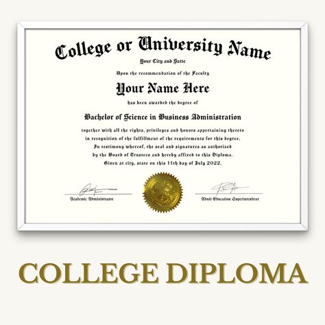 Ready to transform your milestones into lasting memories? Embark on a journey of personalized achievements with our versatile GED Diploma Online printable. Have you ever envisioned a diploma that adapts to every significant milestone in your life? Look no further. Our fully editable template is not just a certificate; it’s a canvas awaiting your personal touch.
Custom Diploma Ged HighSchool Personalized Novelty Diploma High School Diploma Online General Education Diploma Get HS Diploma Online School Diploma, Associate Degree, College Diploma, High School Diploma, Student Achievement, Aerospace Engineering, Homeschool High School, University Diploma, Bachelor Of Science