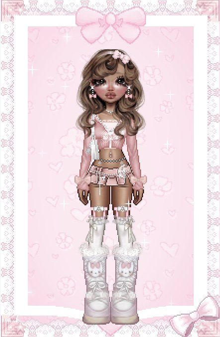 Everskies Outfits, Bratz Inspired Outfits, Fashion Gal, Harajuku Outfits, Cartoon Outfits, Virtual Fashion, Feminine Aesthetic, Cute Art Styles, Pink Outfits