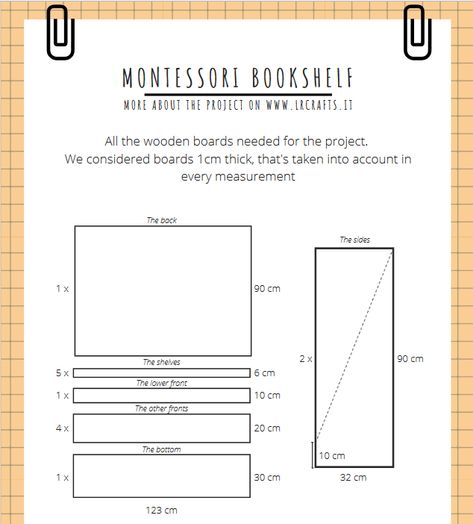 How to make a Montessori bookshelf (free PDF plans + calculator) | #LRCrafts Front Facing Bookshelf, Diy Bookshelf Kids, Bookshelf For Kids, Bookshelf Diy, Montessori Bookshelf, Nursery Planning, Diy Bookshelf, Diy Montessori, Bookshelf Plans