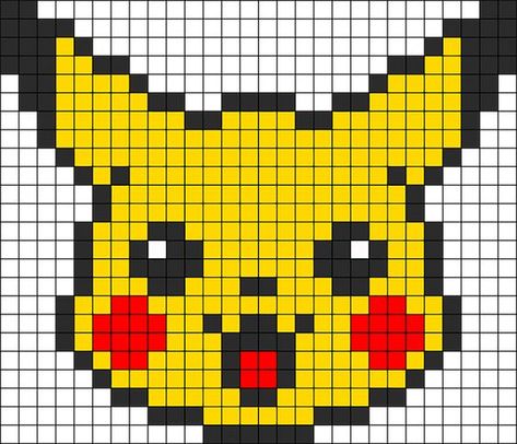 Get this free pattern and make your very own Pikachu out of perler beads! This is a great project for kids, or anyone who loves Pokemon. Have fun crafting with these adorable little beads. Perler Pikachu, Pikachu Perler Bead Pattern, Pikachu Perler Beads, Perler Bead Patterns Pokemon, Pokémon Perler Beads, Pokemon Perler Bead Patterns, Pokémon Beads, Pokemon Cross Stitch Patterns, Melt Beads