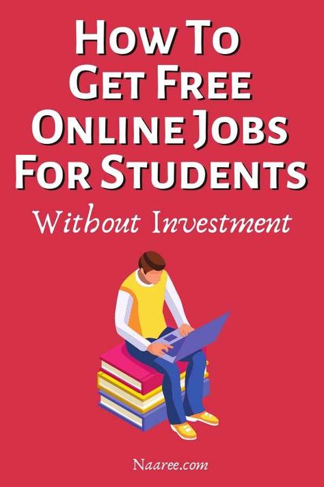 Looking for free online jobs for students without investment? See how to earn money online without investment for students. Get online jobs for college students to earn money. Find online work for students with a part time job from home for students or work from home jobs for students. Get online jobs from home for students without investment, online jobs without investment from home for students, best online jobs for students at home without investment #onlinejobs #students #earnmoney Online Work For Students, Online Work From Home Jobs, Jobs For Students, Earn Money At Home, Online Jobs For Students, Websites For Students, Part Time Job, Best Online Jobs, Student Jobs