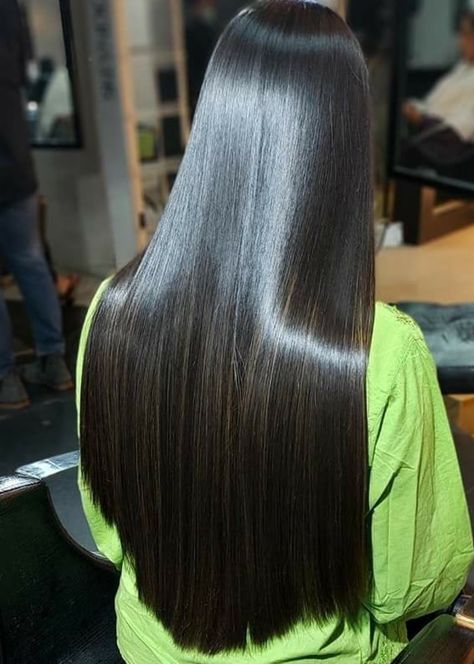 Silky Black Hair, Long Shiny Hair, Long Hair Images, Long Silky Hair, Haircut Pictures, Henna Hair, Long Dark Hair, Long Black Hair, Silk Hair