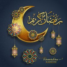 Ramdan Karim Design, Image Ramadan, Ramadan Mubarak Wallpapers, Happy Diwali Wallpapers, Islamic Lantern, Eid Mubarak Decoration, Ramadan Kareem Pictures, Ramzan Mubarak, Ramadan Kareem Vector