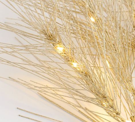 Lit Decor - Pottery Barn Australia Gold Feathers Lights, Tinsel Garland, Construction Crafts, Decorative Pottery, Free Interior Design, Shop Lighting, String Lights, Pottery Barn, Light Decorations