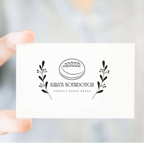 Bakery Logo | Sourdough Bread Logo | Bread Logo Design | Premade Logo | Minimal Bread Logo | Home Baker Logo Sourdough Bakery Names, Sourdough Bakery Logo, Bread Branding Design, Bread Logo Design Ideas, Bread Logo Design, Bread Shop Logo, Homemade Bakery Logo Design, Bread Icon, Bread Logo