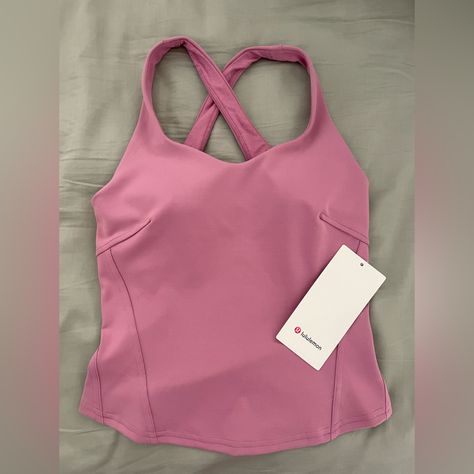 Brand New With Tags! Color: Velvet Dust Size: 2 Not Sold In Stores Or Online!! Same Color As Align! Open To Offers!! Purple Gym Tops With Built-in Bra, Pink Breathable Tops For Pilates, Lulu Wishlist, Lulu Clothes, Lulu Tops, Anna Claire, Lululemon Collection, Lululemon Shirts, Clothing Finds