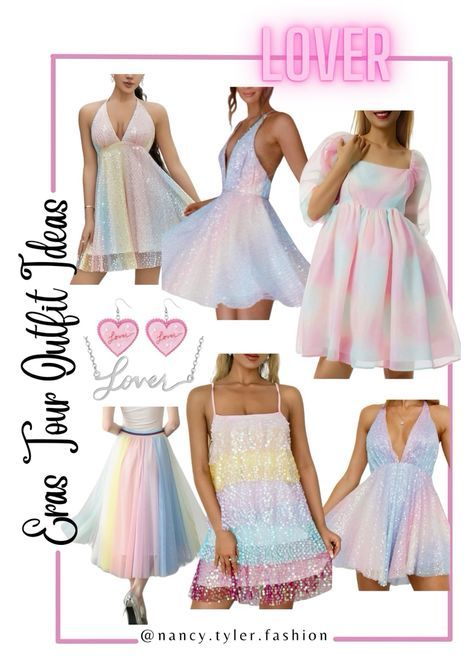 Lover Era Rainbow Dresses/Skirts Taylor Swift Eras Tour 2024 outfit ideas! 🌈🩷✨ I linked some other items to this post as well. 🌈🦄 #TaylorSwift #ErasTour #LoverTaylorSwift  #TaylorSwiftDebut Taylor Swift Eras Tour Ideas, Taylor Swift Lover Era, Taylor Swift 1989, Taylor Swift Movie, Taylor Swift Fearless, Taylor Swift Speak Now, Taylor Swift Red, Taylor Swift reputation, Taylor Swift evermore, Taylor Swift folklore, Taylor Swift outfits, Taylor Swift Eras Tour outfit ideas, Taylor Swift Eras Tour inspo, Taylor Swift inspo, Taylor Swift Midnights, Taylor Swift Eras Tour Lover outfits, Lover outfit, Lover Taylor Swift outfits, pink Taylor Swift outfits, pink outfits    Follow my shop @nancy.tyler.fashion on the @shop.LTK app to shop this post and get my exclusive app-only content!  #liket Cute Taylor Swift Outfits Lover, Taylor Swift Outfits For Each Era, Plus Eras Tour Outfits, Taylor Swift Eras Tour Outfits Pregnant, Lover Dress Eras Tour, Taylor Swift Outfits Lover Era, Taylor Lover Outfits, Lover Dress Taylor Swift, Tailer Swift