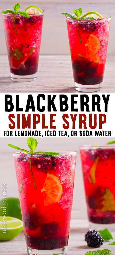 Simple Syrup For Lemonade, Blackberry Juice Recipes, Flavored Lemonade Recipes, Blackberry Raspberry Recipes, Lemonaid Recipe, Blackberry Lemonade Recipe, Blackberry Simple Syrup, Lemonade Business, Blackberry Lemonade