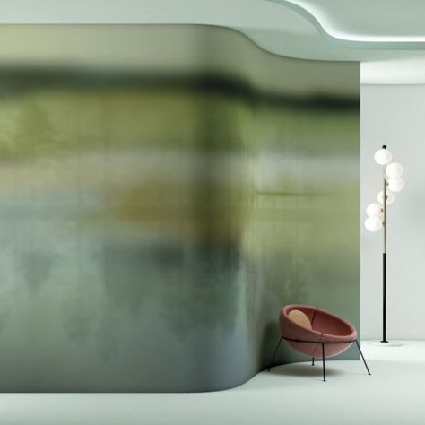 Glamora | MANTIS - GLCR02 Curved Walls, Design Del Prodotto, Bar Lounge, Commercial Design, Commercial Interiors, Interior Inspo, Retail Design, Interior Walls, Space Design