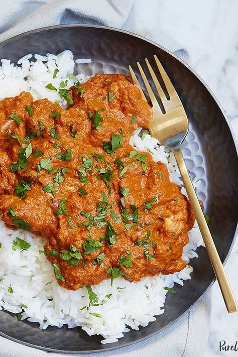 31 Easy March Dinner Ideas to Cook (and Devour) This Month #purewow #easy #dinner #recipe #meal plan #spring #winter #meal prep #food #cooking Slow Cooker Chicken Tikka Masala, Easy Chicken Tikka Masala, Fall Slow Cooker Recipes, Fall Crockpot Recipes, Chicken Tikka Masala Recipes, Best New Recipes, Diy Easy Recipes, Tikka Masala Recipe, Chicken Tikka Masala