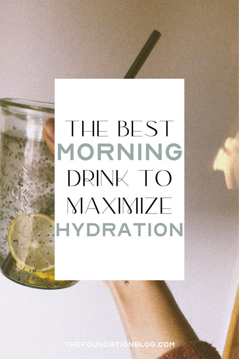 I wanted to share this delicious (and incredibly hydrating) recipe with you today!   It's a drink that will provide you quality hydration. A consistent small choice that you can make every day to hydrate you. To provide you with valuable fiber + trace minerals. To support your body’s natural detoxification. A choice to start your day with intention and drink something that will promote health. Not to mention, it’s delicious. Ya ready??? Food For Hydration, Mineral Drinks, Homemade Hydration Drink, Morning Hydration Drink, Natural Hydration Drink, Mineral Rich Drinks, Quick Hydration Tips, Mediterranean Beverages, Cellular Hydration