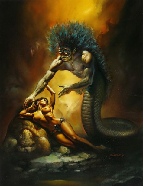 Boris Vallejo - "Quetzalcoatl" Painting Original Art (1992). ... | Lot #16754 | Heritage Auctions Giger Art, Scifi Fantasy Art, Sf Art, Boris Vallejo, Heroic Fantasy, Pulp Art, Fantasy Paintings, Fantasy Artist, High Fantasy