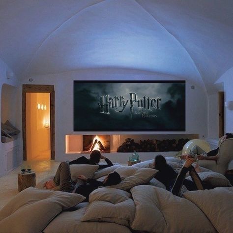 Harry Potter Movie Night, Harry Potter Marathon, Harry Potter Movie, Calloway Sisters, Home Cinema Room, Theater Room, Harry Potter Film, Cinema Room, Movie Room