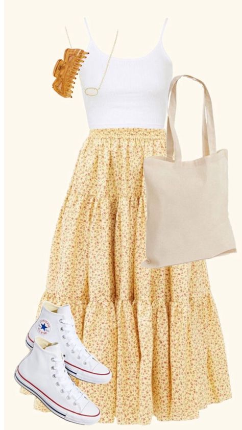 Cottagecore Outfits Summer, Funny Reviews, Modest Church Outfits, Outfits For Summer, Cute Outfit Ideas, Modesty Outfits, Cute Modest Outfits, The Best Outfits, Fashion Top Outfits