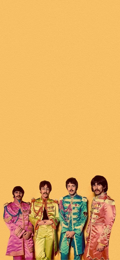 Sgt Peppers Wallpaper, Sargent Peppers Lonely Hearts Club Band, Beatles Phone Wallpaper, The Beatles Wallpaper Iphone, The Beatles Wallpaper Aesthetic, Band Wallpapers Aesthetic, Eric Clapton Wallpaper, Yellow Submarine Wallpaper, Beatles Background