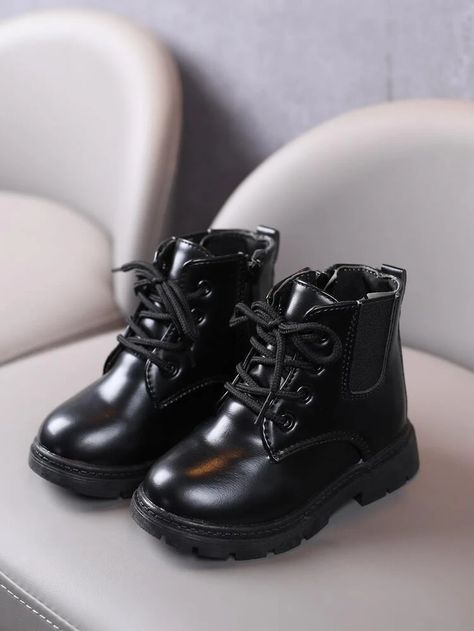 Girls Combat Boots, Combat Shoes, Biker Boots, Kids Boots, Toddler Girls, Biker Boot, Shoe Collection, Kid Shoes