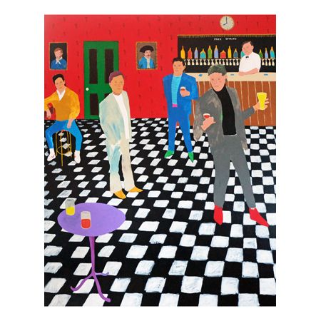 Alan Fears - Paintings Castle Painting, Grey Wall Art, Single Men, Naive Art, Contemporary Modern Art, Art Acrylic, Figure Painting, Figurative Art, Artwork Painting