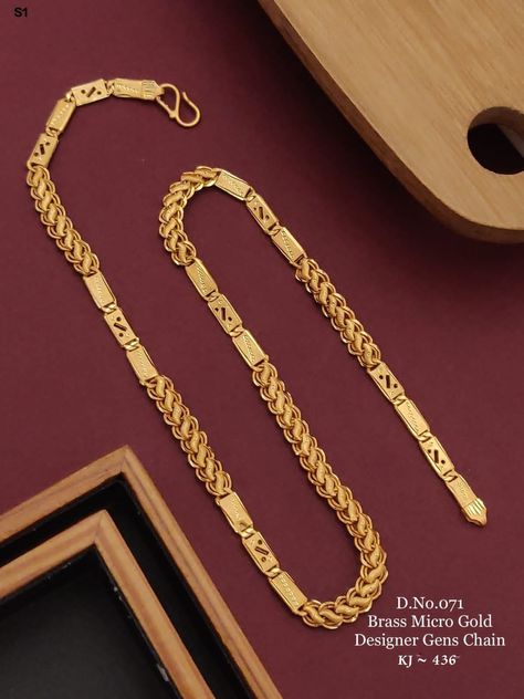 Neck Chain For Men Gold, Gold Neck Chains For Men, Chain For Men Gold, Neck Chain For Men, Dollar Design, Gold Neck Chain, Bengali Bride, Gold Chain Design, Chain For Men