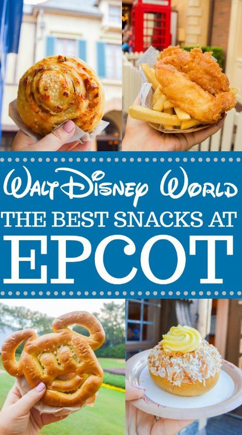 Best Disney World Food, The Best Snacks, Best Snacks, Disney World Vacation Planning, Disney World Food, Epcot Food, Disney Snacks, Disney Dining Plan, Disney Epcot