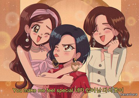 90s Anime Twice, Behance Illustration, Moonlight Sunrise, Kawaii Princess, Fan Art Anime, Kpop Anime, Twice Fanart, Fanart Kpop, 90 Anime