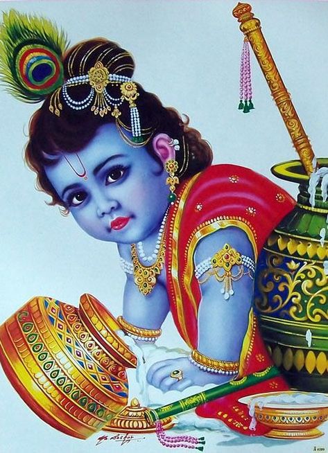 Art Cute Krishna Lord Krishna HD Krishna Poster Photo Gopala Krishna, Hindu Gods And Goddesses, Yashoda Krishna, Srimad Bhagavatam, Krishna Avatar, Radhe Krishna Wallpapers, Shree Krishna Wallpapers, Lord Krishna Hd Wallpaper, Baby Krishna