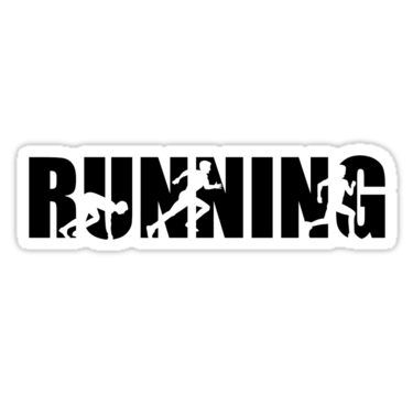 Running Sticker Running Logo Design, Run Logo Design, Running Motivation Quotes Inspiration, Running Motivation Funny, Running Motivation Women, Running Stickers, Run Logo, Marathon Logo, Inspirational Running Quotes