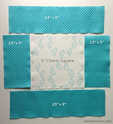 Charm Pack Quilt Patterns, Squares Quilt, Charm Square Quilt, Quilt Blocks Easy, Charm Pack Quilt, Charm Pack Quilts, Jelly Roll Quilt Patterns, Quilt Block Patterns Free, Charm Quilt