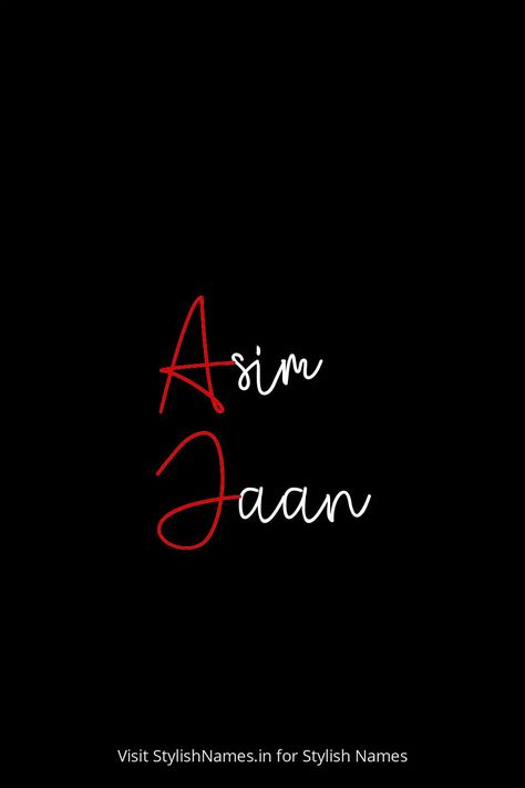 Asim Jaan by StylishNames.in Asim Name Dp, Islamic Whatsapp Dp, Ammi Jaan, Fireplace Video, Names For Instagram, Name For Instagram, Wallpaper For Men, Stylish Name, Online Multiplayer Games