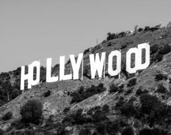 Classic Photo Wall Decal Hollywood Regency Wall by PrimeDecal Hollywood Sign Black And White, Los Angeles Black And White Aesthetic, Hollywood Aesthetic Black And White, Black And White Hollywood Aesthetic, Photo Wall Pictures, Black And White Hollywood, Hollywood Black And White, Evelyn Hugo Aesthetic, Aesthetic Hollywood