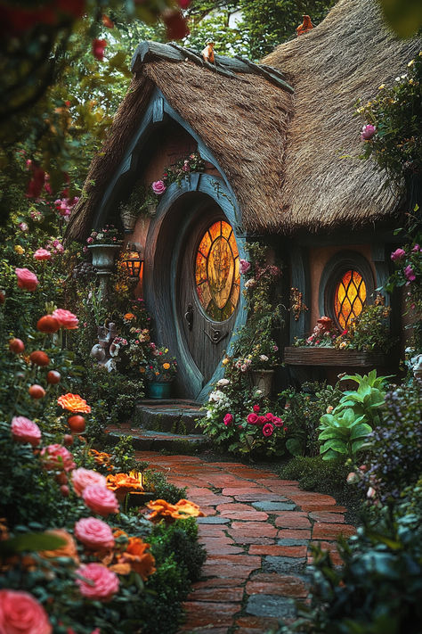 Discover 25+ enchanting home decor ideas to infuse your space with witchy vibes. From mystical tapestries to magical altar setups, awaken your inner witch and transform your home into a spellbinding sanctuary. 🌟🔮 #WitchyHomeDecor #MagicalSpaces #InnerWitch #EnchantingDecor Witch Cottage Exterior, Witch House Exterior, Witch Cottage Aesthetic, Mystical House, Cottages In The Woods, Witchy Cottage, Hobbit Houses, House Structure, Fantasy Inspo