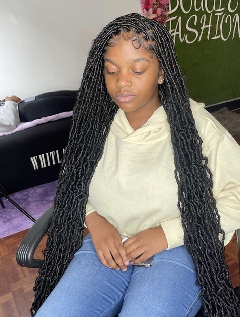 How To Style Fox Locs, Long Fox Locs, Long Fox Locs Hairstyles, Small Faux Locs Black Women, Fox Locs Hairstyles, 36 Inch Soft Locs, Fox Locs, Long Soft Locs, Braids 2022