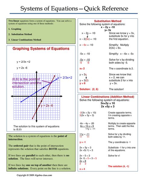 One page notes worksheet for Systems of Equations Unit. Simultaneous Equations, College Algebra, Teaching Algebra, School Algebra, Linear Function, Systems Of Equations, Algebra Worksheets, Maths Algebra, Secondary Math