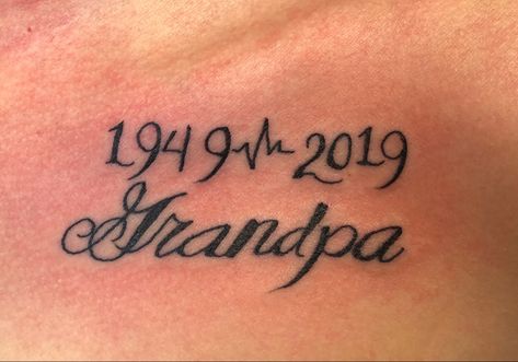 Honoring Tattoos Lost, Passed Grandpa Tattoo, Tattoo Ideas For Lost Grandpa, Tattoos For Lost Grandfather, Tribute Tattoos In Memory Of Grandpa, Tattoo Ideas In Memory Of Grandpa, Papaw Tattoos In Memory Of, Tattoos For Grandpa Passing For Women, Tattoo For Lost Grandpa