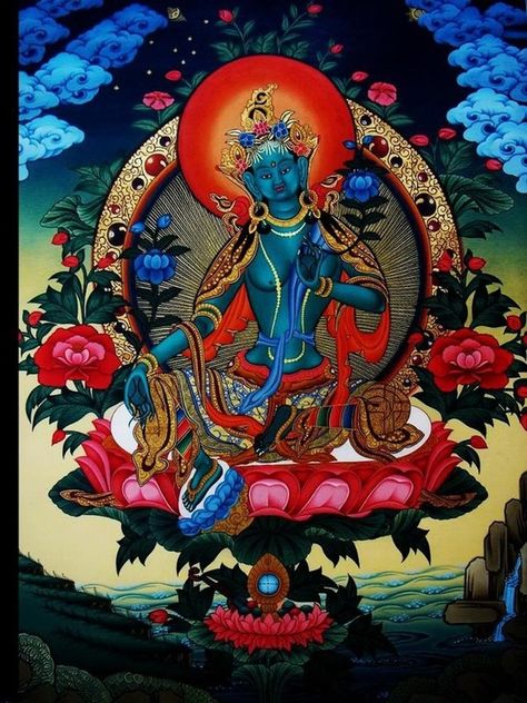 NEELA SARASWATI  or Blue Saraswati is a form of Tara devi in her fierce form Neela Saraswati, Tara Devi, Tara Maa, Religious Iconography, Mother Kali, Indian Classical Music, Indian Classical Dance, Sri Yantra, Indian Goddess