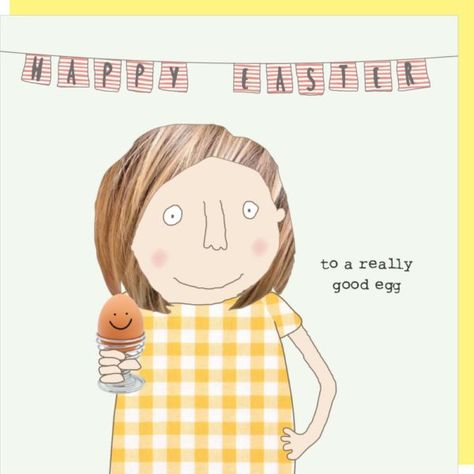 Funny Birthday Cards Diy, Funny Easter Cards, Rosie Made A Thing, Easter Good, Happy Easter Funny, Quirky Characters, Year Wallpaper, Happy New Year Wallpaper, Funny Easter